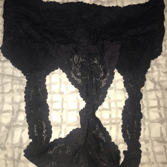 Free People -Racerback Bralette/ Black/ medium - Picture 4 of 7